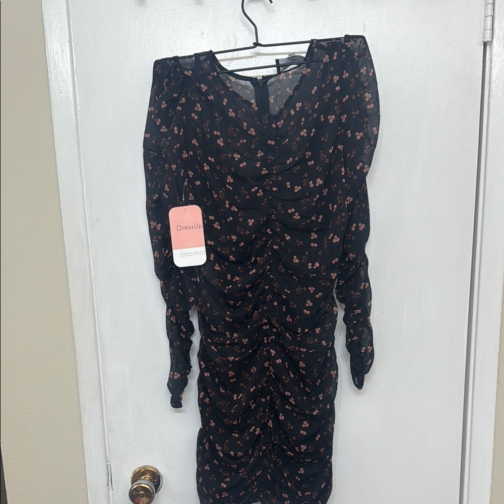 Black Floral Dress